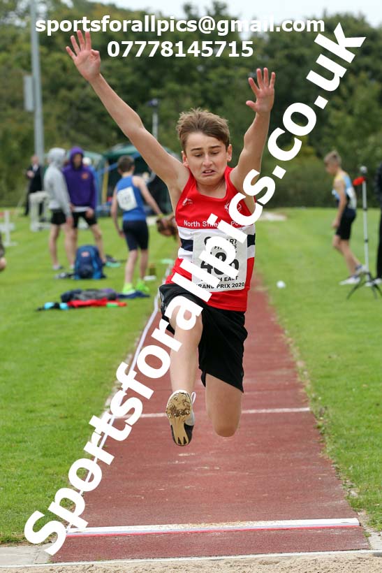 Long jump, NECAA Open Meeting, Morpeth, Sunday, September 27th. David T. Hewitson/Sports for All Pics